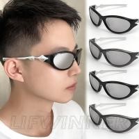ราคา แว่นกันแดดกรอบสีดำ สไตล์ Y2K พังค์ ลดแสงสะท้อน เพิ่มความสวยงามในทริปซั머 (57954929224)