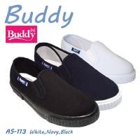 ราคา Buddy AS-113 รองเท้าผ้าใบสุภาพสตรีและสุภาพบุรุษ Basic Sport Style (7940649620)