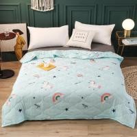 ราคา No.6 ผ้าห่มใยไหม ลายยูนิคอร์น ผ้านุ่มห่มสบาย ขนาด6ฟุต (7462975938)