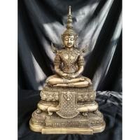 ราคา พระแก้วมรกต ฤดูร้อน รุ่นสมโภชกรุงรัตนโกสินทร์ 200ปี วัดพระศรีรัตนศาสดาราม ปี2525 เนื้อทองเหลือง หน้าตัก9นิ้ว (55156217799)