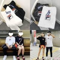 ราคา เสื้อยืด สกรีนลาย FILA ขาว | ดำ ✔️❣️ (1310299491)