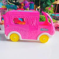 ราคา รถบ้านน้องBarbieมือสองน่ารักๆข้างในมีครัวมีเตียง2ชั้น (57756259482)