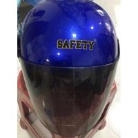 ราคา หมวกกันน็อคครึ่งใบสีน้ำเงิน พร้อมส่งจ้า (18900867705)