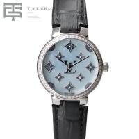 ราคา LOUIS VUITTON Wristwatch QA119 Blue Women Used (48004646678)