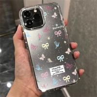 ราคา เคสไอโฟน ริบบิ้นผีเสื้อ สำหรับ IPhone 15 11 12 13 14 PRO MAX 6 7 6S 8 14 15 Plus XR XS MAX 15PRO 11PRO 13PRO 14PRO 12PRO (44150708688)