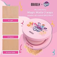 ราคา (No Box) MILLE My Little Pony Magic Matte 2 Ways Powder Oil-Control SPF22 PA++ (1755154664)