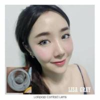 ราคา Lollipop Lisa brown gray Contactlens บิ๊กอาย คอนแทคเลนส์ ราคาถูก แถมตลับฟรี (5315130304)