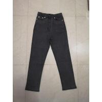 ราคา ป้าย​widelia​ กางเกงยีนส์ผ้ายืดเอวสูงสีดำฟอก​ (5661729785)