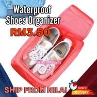 ราคา กระเป๋าเดินทางกันน้ํากระเป๋ากระเป๋าตาข่ายไนลอนน้ําหนักเบาจัดเก็บแบบพกพา Beg Kasut (50054615292)