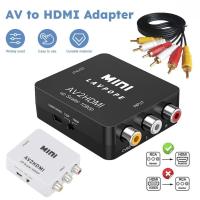 ราคา RCA AV เป็น HDMI AV เป็น HDMI 1080P AV2ตัวแปลง HDMI Mini AV เป็นอะแดปเตอร์ HDMI RCA AV/CVSB L/R ถึง HDMI ANELELCT (46951025240)