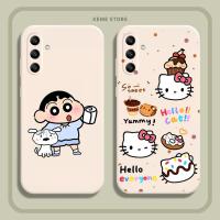 ราคา เคส Samsung A04S พิมพ์ลาย shin hello kitty โดราเอมอน (44363497465)