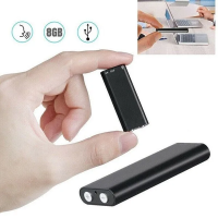 ราคา เครื่องบันทึกเสียงมืออาชีพ 8GB เสียงดิจิตอล Mini Dictaphone (40017739458)