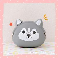 ราคา กระเป๋าใส่เหรียญ ซิลิโคน ไซบีเรียน ฮัสกี้ และ คอร์กี้ // กระเป๋าซิลิโคน กระเป๋าซิลิโคนการ์ตูน ลายหมา Siberian Husky (301598243)