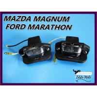 ราคา LICENCE PLATE LIGHT SET Fit For MAZDA MAGNUM // FORD MARATHON // ชุดไฟส่องป้่ยทะเบียน สีดำ (10825752399)