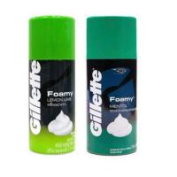 ราคา โฟมโกนหนวด ยิลเลตต์( Gillette Foamy) กลิ่นมะนาว,กลิ่นเมนทอล ขนาด175 กรัม (2145113081)
