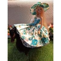 ราคา ตุ๊กตา ตุ๊กตาบาร์บี้ บาร์บี้ Barbie รองเท้า 4 ชุด รูป 1 doll ตุ๊กตาบาร์บี้ข้อต่อ, Barbie doll, ชุดราตรี ดอกไม้ ฟ้า เขียว (8669200244)