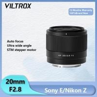ราคา Viltrox 20mm F2.8 เลนส์มุมกว้าง 20 มม. F2.8 ออโต้โฟกัส รูรับแสงขนาดใหญ่ สําหรับ Sony E Nikon Z Mount 40mm F2.5 (25311859544)