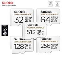 ราคา Sandisk Micro SD High Endurance 32GB/64GB/128GB/256GB (100MB)UHS-I Class10 U3 V30 Memory card สินค้าแท้ ประกันศูนย์ไทย (27671796152)