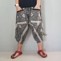 ราคา SAMURAI PANTS กางเกงผ้าฝ้าย ทรงซามูไร ลายไท (6916542037)