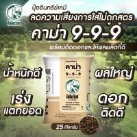 ราคา ใช้ตัวเดียวจบ ปุ๋ยสูตรเสมอ อินทรีย์เคมี คาม่า 9-9-9 บำรุง ใบ ดอก ผล ครบจบในกระสอบเดียว ขนาด 25 กิโลกรัม (40566715514)