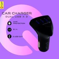 ราคา ที่ชาร์จในรถยนต์ QTOP สไตล์ SAVER REMAX RCC304 3 USB ALIENS/ RC-C304 3USB MOTORCYCLE CAR CHARGER / SB (40555750072)