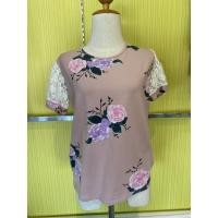 ราคา เสื้อยืดผ้าเด้ง ผ้าดีมาก งานป้ายไฮโซแท้ (5774551024)