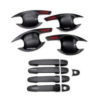 ราคา เบ้ารองมือเปิด+ครอบมือจับ VIOS วีออสปี 2007-2012 สีดำด้านโลโก้แดง (8614049183)