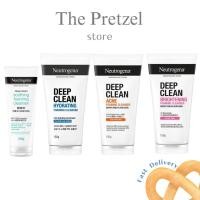 ราคา Neutrogena Deep Clean 150g. โฟมล้างหน้านูโทรจีนา Neutrogena Deep Clean Acne / Brightening / Soothing Foaming Cleanser (24763836216)
