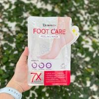 ราคา ((dinidon Shop)) Dermedy Foot Care Peeling Mask 1 Pair มาสก์เท้า ถุงเท้ามาสก์ พอกผิว ผลัดเซลล์ผิว (41320548500)