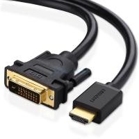 ราคา UGREEN รุ่น 11150,10136,10137 HDMI M to DVI (24+1) M Cable 1.5M/3M/5M (19026948624)