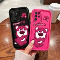 ราคา SAMSUNG น่ารักสตรอเบอร์รี่หมีเคสโทรศัพท์สําหรับsamsung Galaxy S21 Ultra S22 Ultra S24 Ultra S24 Plus S30 Ultra J2 Prime J4 Prime J4 Plus J6 Plus J6 Prime J7 Primeกันกระแทกโทรศัพท์มือถือ (29579029305)