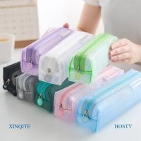 ราคา XINYITE กล่องดินสอสไตล์ญี่ปุ่นตาข่ายโปร่งใสเรียบง่าย Muji แรงบันดาลใจเครื่องเขียน (43665942053)