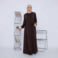 ราคา Sashira Abaya Gamis, วัสดุ Sabrina, ป้องกันรังสียูวีระดับพรีเมียม, ชุดมุสลิมที่หรูหรา, เป็นมิตรกับผิวพยาบาล (55856181380)