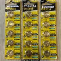 ราคา ถ่านTOSHIBA Lithium 3V CR2016/CR2025/CR2032 แพค5ก้อน ของแท้ (28261670673)