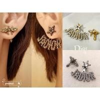 ราคา ของแท้ 100% ของแท้ใหม่ DIOR BOUCLES D'OREILLES J'ADIOK ต่างหูสตั๊ด (22582069763)