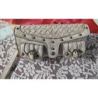 ราคา กระเป๋าสะพาย MNG สีครีม ปักหมุดทองเหลือง คล้องมือได้ (21459783840)