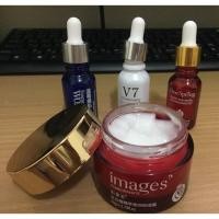ราคา พร้อมส่งเซรั่มบลูเบอร์รี่ เซรั่มทับทิม เซรั่มV7 ครีมทับทิม เซรั่ม 3 ชวด+ครีม 1 กระปุกเซ็ตละ 189.฿ สนใจกดสั่งได้เลยจ้า (1649668432)