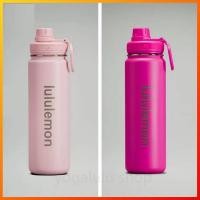 ราคา Lululemon ขวด 24oz/710ml ขวดน้ํากีฬาแบบพกพาขวดน้ําปากกว้างขวดน้ําน้ําแข็งฉนวนคู่ไม่มี S (48354713197)