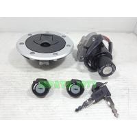 ราคา (kawasaki) ชุดสวิทช์กุญแจ ชุดใหญ่พร้อมฝาถังน้ำมัน Kawasaki KR 150 งานเกรดเอ (1255536261)