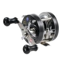 ราคา AbuGarcia Ambassadeur 4500C Factory Tune Black Right Hand Double Handle Bass Pike Catfish Topwater Round Reel (42105174534)