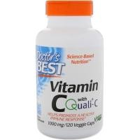 ราคา Doctor's Best, Vitamin C, Featuring Quali-C, 1000 mg, 120 Veggie Caps (1051090045)