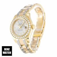 ราคา Rolex Tridor Pearlmaster Ladies Gold & Diamond 80298-0048 Replica $900 – $1,700 (43002402641)