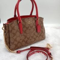 ราคา Coach แท้100% ถังมินิ สีแดง (3516337804)