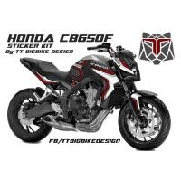 ราคา TT BIGBIKE DESIGN ชุดสติ๊กเกอร์แต่งลายรถ สำหรับ CB650F(gen1) ลาย TT HYPER RACE LINE (51954788951)