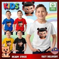 ราคา NEZHA Kids TShirt 100% Cotton Unisex คอกลมแขนสั้น Baju Budak (58054610810)