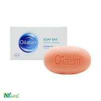 ราคา สบู่ก้อน ออยลาตุ้ม สำหรับผิวแพ้ง่าย ผิวแห้งมาก Oilatum Soap Bar 100 g.ผลิตภัณฑ์ที่แพทย์ผิวหนังแนะนำ (23656889378)