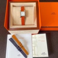 ราคา Hermes Watch H-Hour หน้าปัดรุ่นใหม่ชนชอป! สายcrocสีส้ม สวยหรูมากก ของแท้! (9217700983)