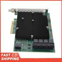 ราคา LSI SAS 9300 16I HBA Card 12Gbps 16 SATA SAS Port HBA Controller Card for Windows for Linux for VMw (44278480230)