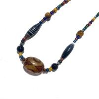 ราคา ช้างกระบี่ สร้อยคอ เส้นที่97 สร้อยคอหินลูกปัดโบราณ โชว์เม็ดหินลูกปัดทั้งเส้น ยาว24นิ้ว (12120707820)