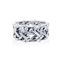 ราคา AKE AKE The Fierce-de-lis Braided 3.0 ring แหวนเงินแท้925 แกะมือลงดำขับลาย (25043274664)
